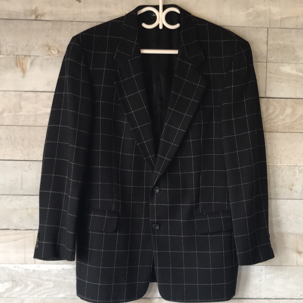 Cambridge white stitched wool sports jacket